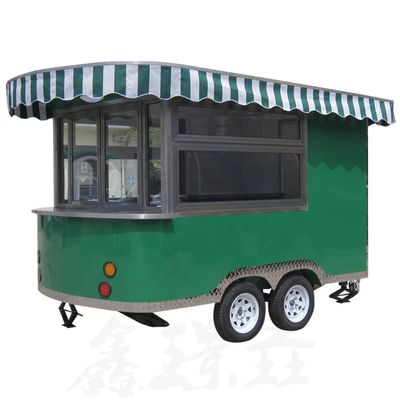 1200kg Capacité de charge Moteur tricycle Chariot alimentaire mobile pour la plage de dinde Chariot d'affichage alimentaire