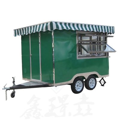 1200kg Capacité de charge Moteur tricycle Chariot alimentaire mobile pour la plage de dinde Chariot d'affichage alimentaire