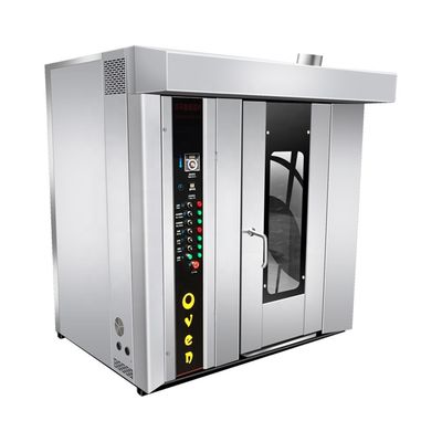 Four rotatif entièrement automatique avec fonction de vapeur pour la fabrication de biscuits