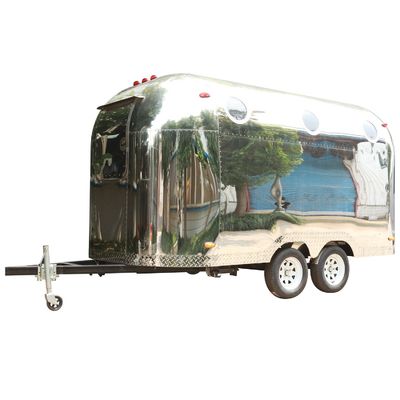 Chariot de vente pratique pour les boissons à base de saucisses et les collations dans les usines de transformation de fruits