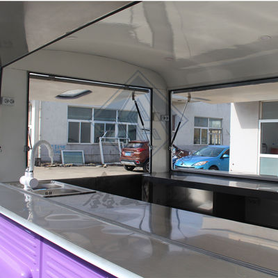 Convient Camion alimentaire électrique commercial Grade de capacité 20-25° Distance de conduite 30-50km