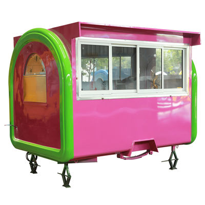 Chariot de vente de gaufres sur mesure pour la rue stand de nourriture chaude Kiosque à vendre 220V