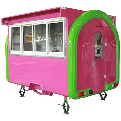Chariot de vente de gaufres sur mesure pour la rue stand de nourriture chaude Kiosque à vendre 220V