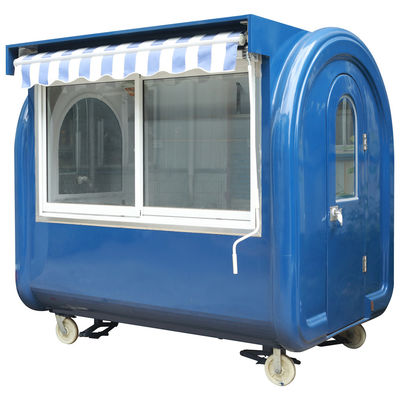 Chariot de vente de gaufres sur mesure pour la rue stand de nourriture chaude Kiosque à vendre 220V