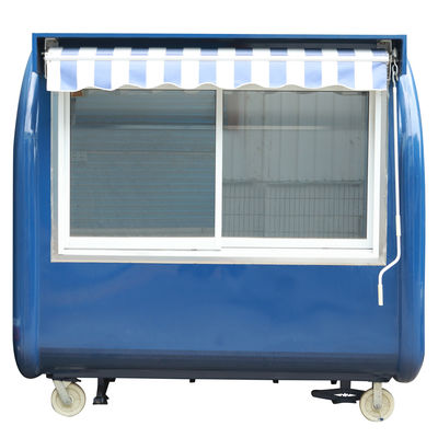 Chariot de vente de gaufres sur mesure pour la rue stand de nourriture chaude Kiosque à vendre 220V