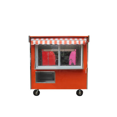 Chariot de vente de gaufres sur mesure pour la rue stand de nourriture chaude Kiosque à vendre 220V