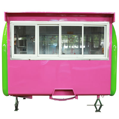 Chariot de vente de gaufres sur mesure pour la rue stand de nourriture chaude Kiosque à vendre 220V