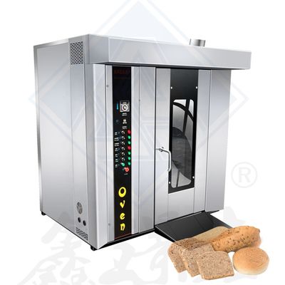 16 plateaux four à pain rotatif à gaz four à pain pour boulangerie magasin équipement de l'industrie alimentaire