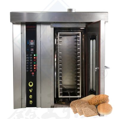 16 plateaux Capacité four à gaz de boulangerie pour la boulangerie et la rotisserie dans les milieux industriels