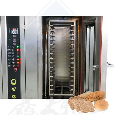 16 plateaux Capacité four à gaz de boulangerie pour la boulangerie et la rotisserie dans les milieux industriels