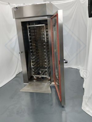 10 plateaux four rotatif pour boulangerie en acier inoxydable source d'énergie interne gaz électrique