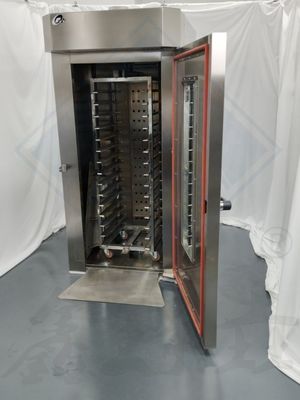 10 plateaux four rotatif pour boulangerie en acier inoxydable source d'énergie interne gaz électrique