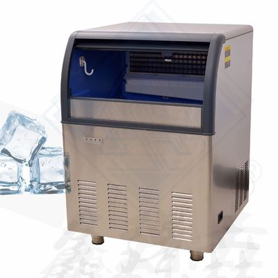 Machine de fabrication de blocs de glace claire Automatisation commerciale Refroidissement à l'air pour les boissons alimentaires