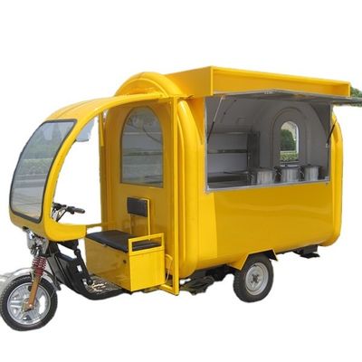 380*160*235 CM Street Mobile Gas Ice Cream Food Truck équipé de tous les équipements de cuisine