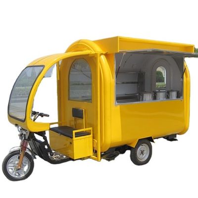 380*160*235 CM Street Mobile Gas Ice Cream Food Truck équipé de tous les équipements de cuisine
