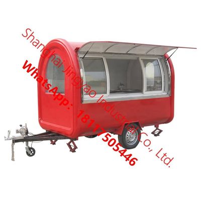 Matériau de base de l'eau 1,5 kW Carton alimentaire mobile/camion alimentaire/remorque alimentaire mobile JY-BT300