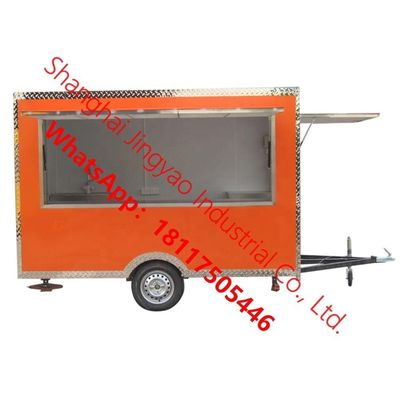 Matériau de base de l'eau 1,5 kW Carton alimentaire mobile/camion alimentaire/remorque alimentaire mobile JY-BT300