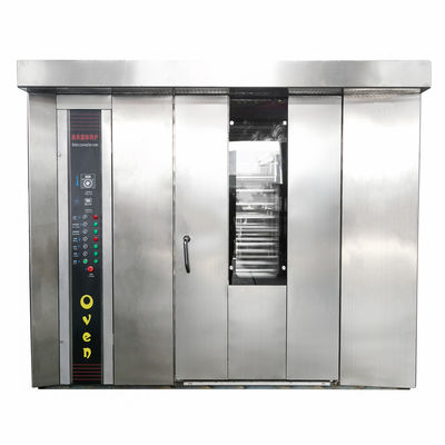Cuisinier à double chariot diesel avec 34 plateaux Cuisinier à convection à 380v