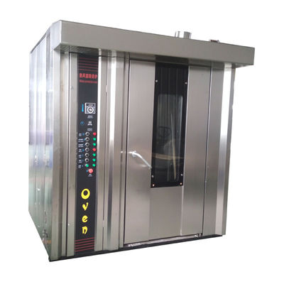 Cuisinier à double chariot diesel avec 34 plateaux Cuisinier à convection à 380v