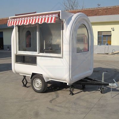 Hot Dog Barbecue Cart de nourriture mobile avec cuisine complète et support en ligne