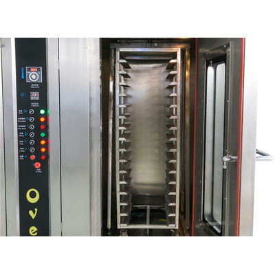 Machine de transformation des aliments 32 plateaux four à pizza rotatif pour équipement de boulangerie complet
