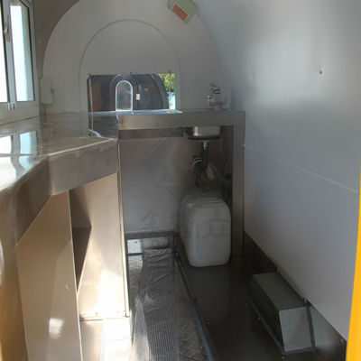 300CM Mobile modèle rond de panier avec canopée double essieux Matériau brut Lait 1000 kg