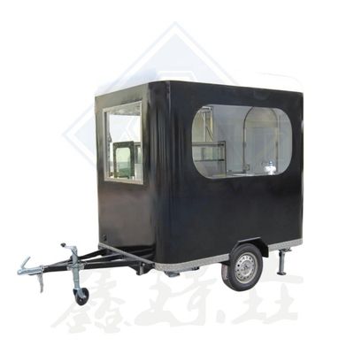 Trailers alimentaires mobiles à concession rapide avec cuisine entière en acier galvanisé et 200 sets