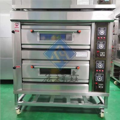 3 plateaux 6 plateaux 9 plateaux étancheur four à gaz pour cuire le lait dans le four de pizza commercial
