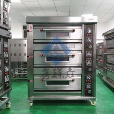 Cuisinière à pizza à gaz Cuisinière à plat classique pour le pain dans les cuisines commerciales