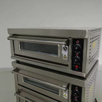 0.1kw four électrique pour le pain 3 decks 12 plateaux avec régulateur de temps/machine de boulangerie
