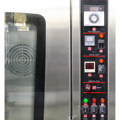 Boutique alimentaire four de convection à gaz électrique JY Industrie cycle de l'air chaud Spray vapeur 5/8/10 plateau