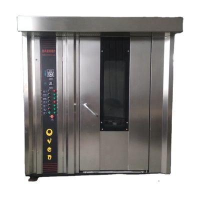 1800*2000*2200mm Haute productivité 32 plateaux pain diesel four rotatif pour pâtisserie