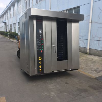 1800*2000*2200mm Haute productivité 32 plateaux pain diesel four rotatif pour pâtisserie