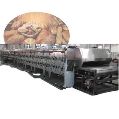 Ligne de production professionnelle de boulangerie électrique pour une haute productivité et un four en tunnel