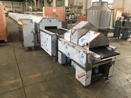 Ligne de production professionnelle de boulangerie électrique pour une haute productivité et un four en tunnel
