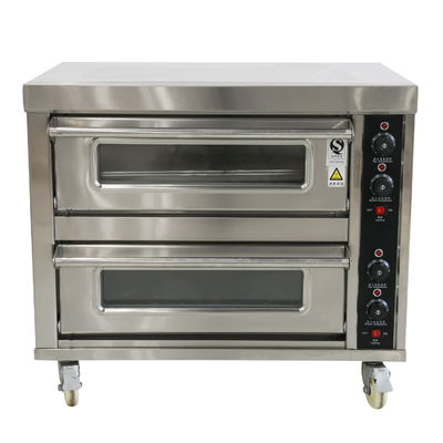 Forneau à convection à gaz commercial Forneau de cuisson à la qualité pour le pain et la pizza en 2020