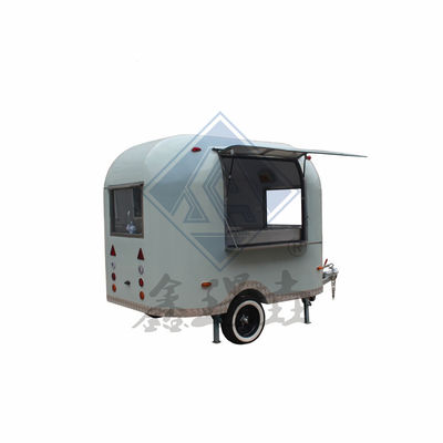 Camion alimentaire mobile de couleur personnalisé de 1000 kg avec conception à essieu unique/double