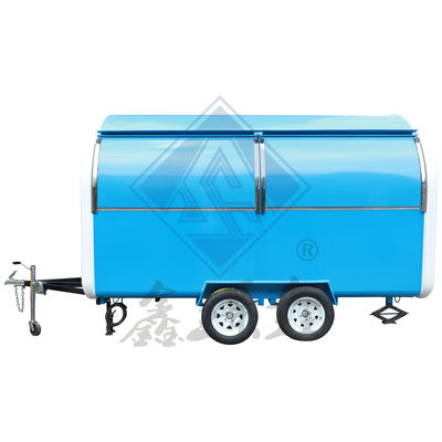 Camion de nourriture mobile à roues et carrés industriel personnalisé avec 6 M d'essieux simples ou doubles