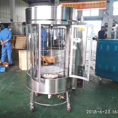 Pierre de lave de 120 kg, canard de Pékin, volaille, four rotatif pour les opérations à grande échelle