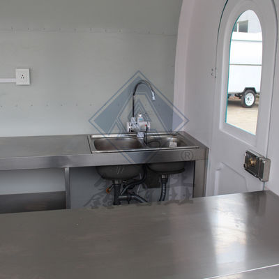 Camion alimentaire industriel de type rond/carré à essieu simple/double et conception personnalisée