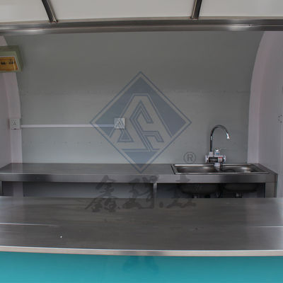 Camion alimentaire industriel de type rond/carré à essieu simple/double et conception personnalisée