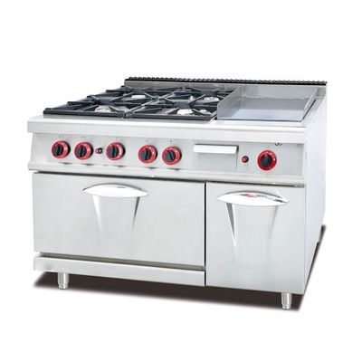 Améliorez votre expérience de cuisson avec 4 brûleurs Cuisinière à gaz Grill et four à cuisson