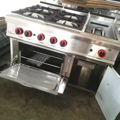 Améliorez votre expérience de cuisson avec 4 brûleurs Cuisinière à gaz Grill et four à cuisson