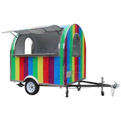 Camion de nourriture mobile à rouleaux carrés industriels personnalisés 2.8M Single/Double Axles