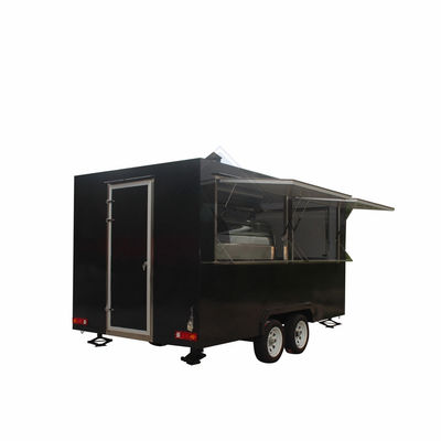 220V Longue durée de vie Single/Double Axles 580 Design Food Truck mobile avec couverture