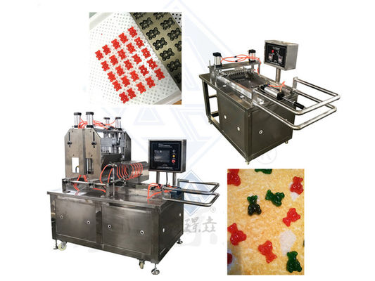 Machine à bonbons de 50 kg/h pour une production élevée de bonbons à base d'ours en caoutchouc et de gelée à Shanghai