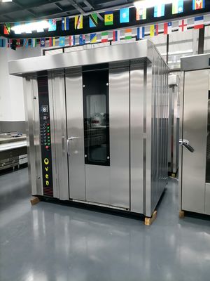 Pâtisserie 32 four à gaz rotatif industriel électrique biscuit gâteau pain four à pain pour restaurant