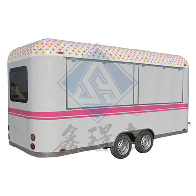 Camion alimentaire mobile de type rond 600 personnalisé avec un ou deux essieux et conception