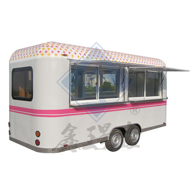 Camion alimentaire mobile de type rond 600 personnalisé avec un ou deux essieux et conception