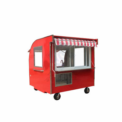 Camion alimentaire mobile à rouleaux industriels personnalisés à double essieu et au toit